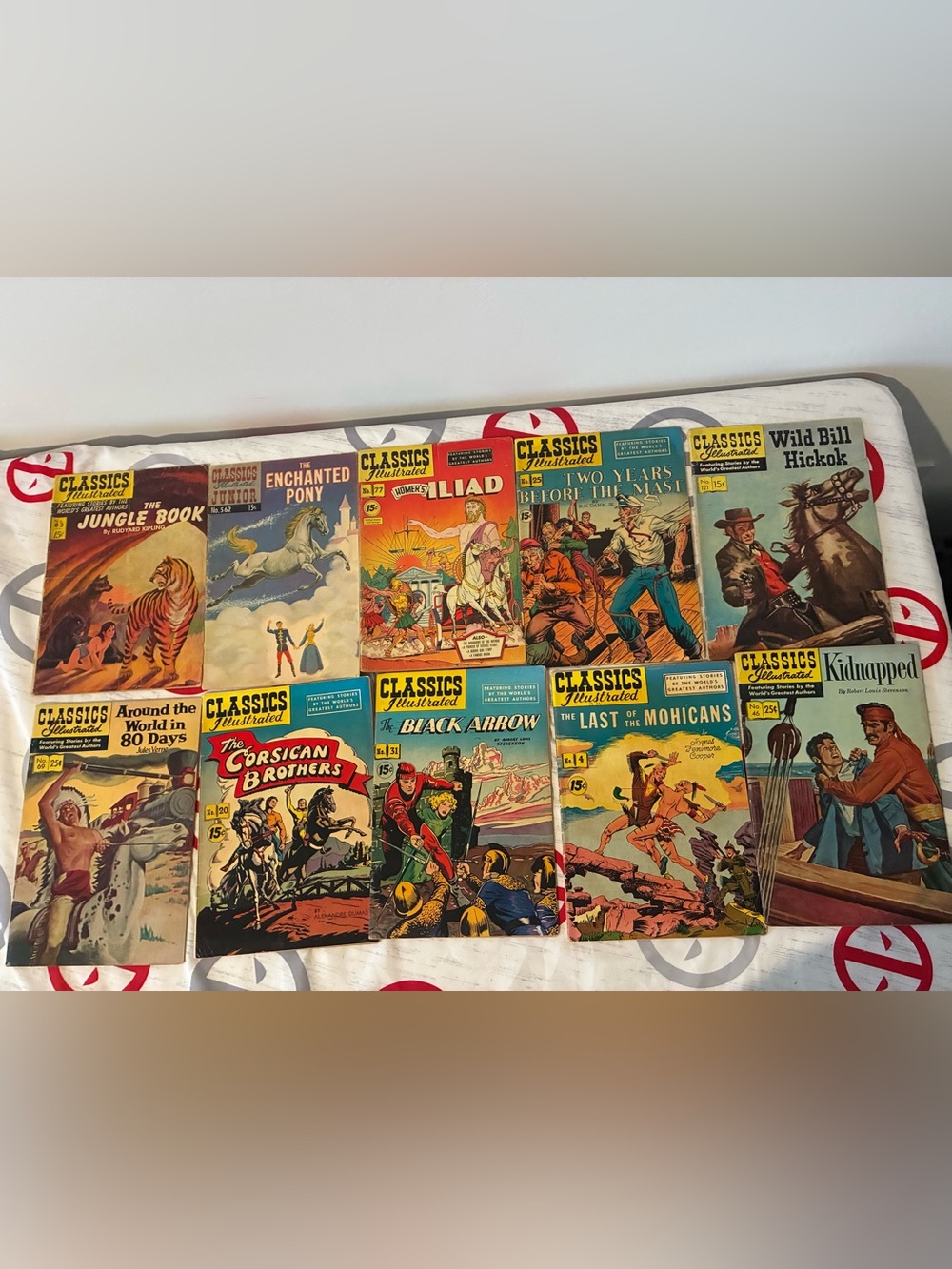Classics Illustrated Vintage Comic Lot - Colorful Covers